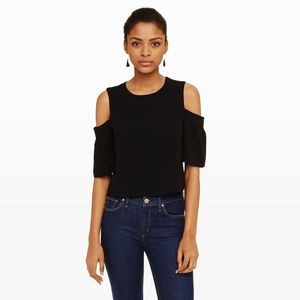 Club Monaco cold shoulder top
